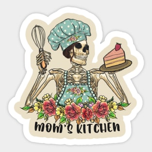 vintage kitchen design "mom's kitchen" Sticker